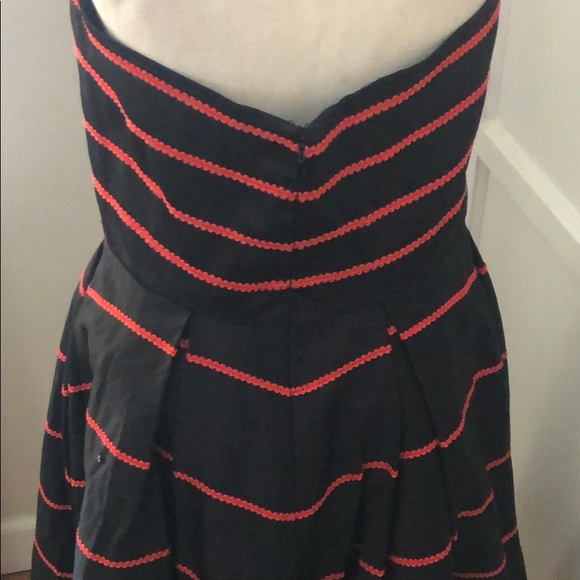 Unique Vintage Red & Black Pinup Dress NWT - Picture 5 of 10